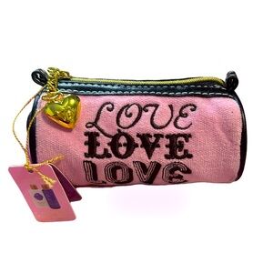 Rare “LOVE” Victoria Secret mini cosmetic case